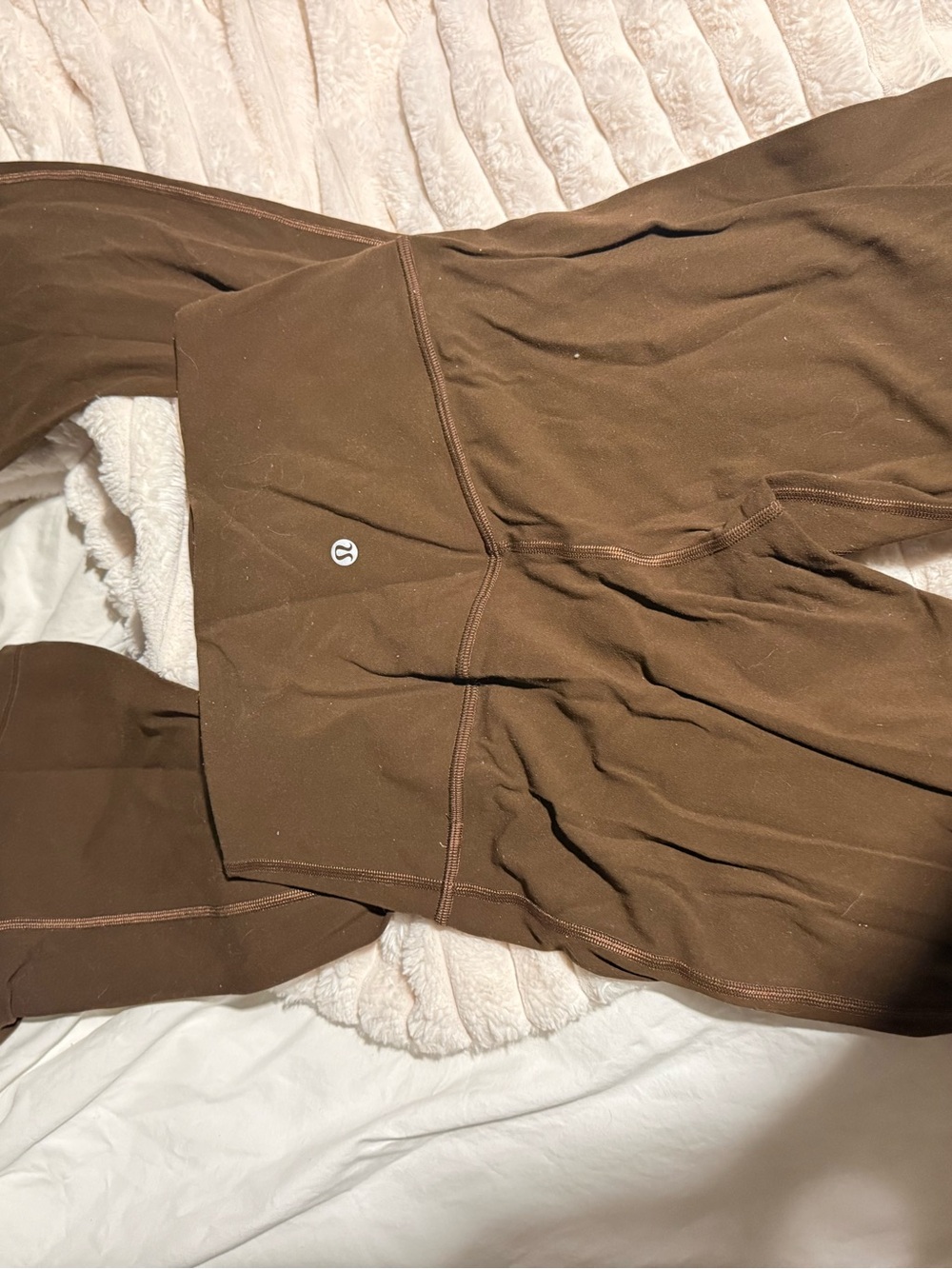 Lululemon Brown High-Waist Leggings flare